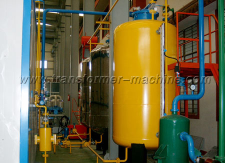 Vacuum oil treatment equipment