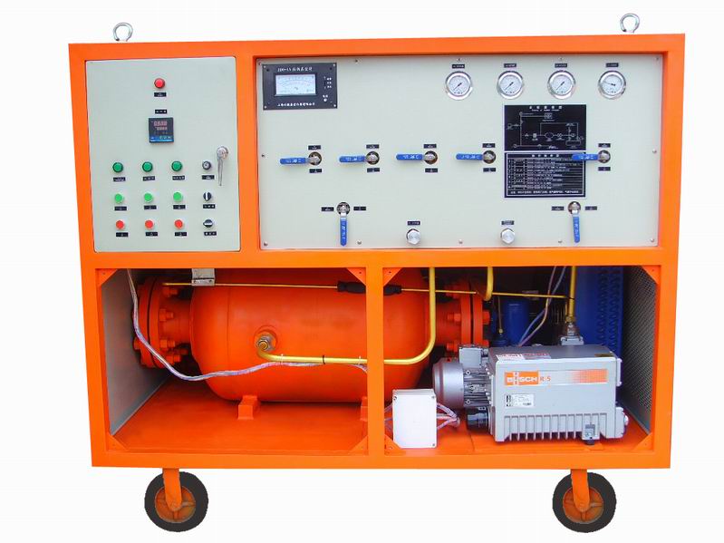 SF6 gas filling & recovering device