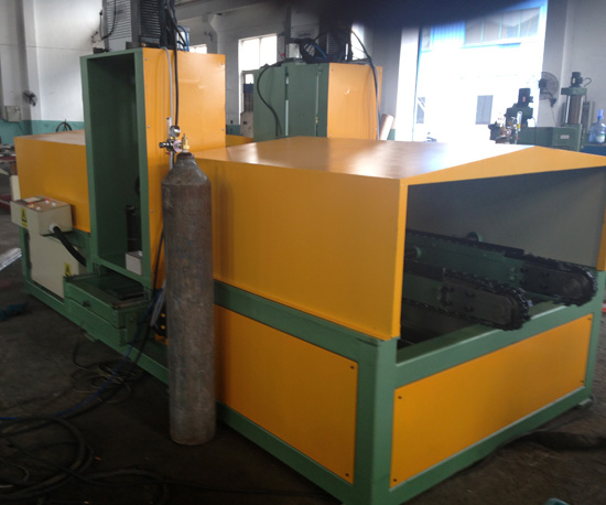 Transformer corrugated tank fin welding machine