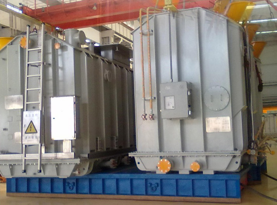 In-plant transformer transporting hovercraft