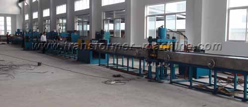 Transformer radiator panel machine