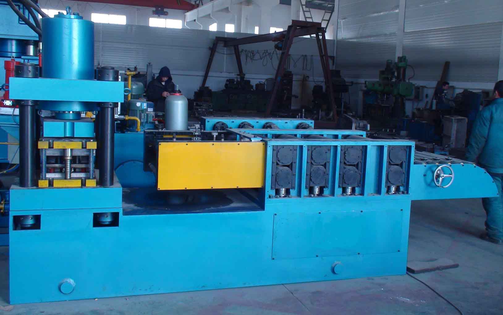 Transformer radiator panel machine