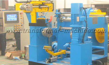 Reactor foil winding machine