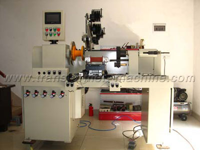 Horizontal reactor coil winding machine